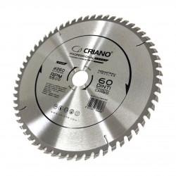 Disc Premium TCT - panza de fierastrau circular pentru taiat lemn, 260x30/25,4/20 cu 60 dinti din carbura de tungsten (vidia)