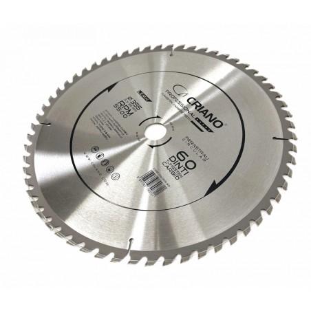 Disc Premium TCT - panza de fierastrau circular pentru taiat lemn, 355x30/25,4/20 cu 60 dinti din carbura de tungsten (vidia)
