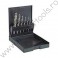 Set 7 tarozi HSS-E, banda portocalie, pentru gauri strapunse si infundate, filet metric - forma C, Volkel