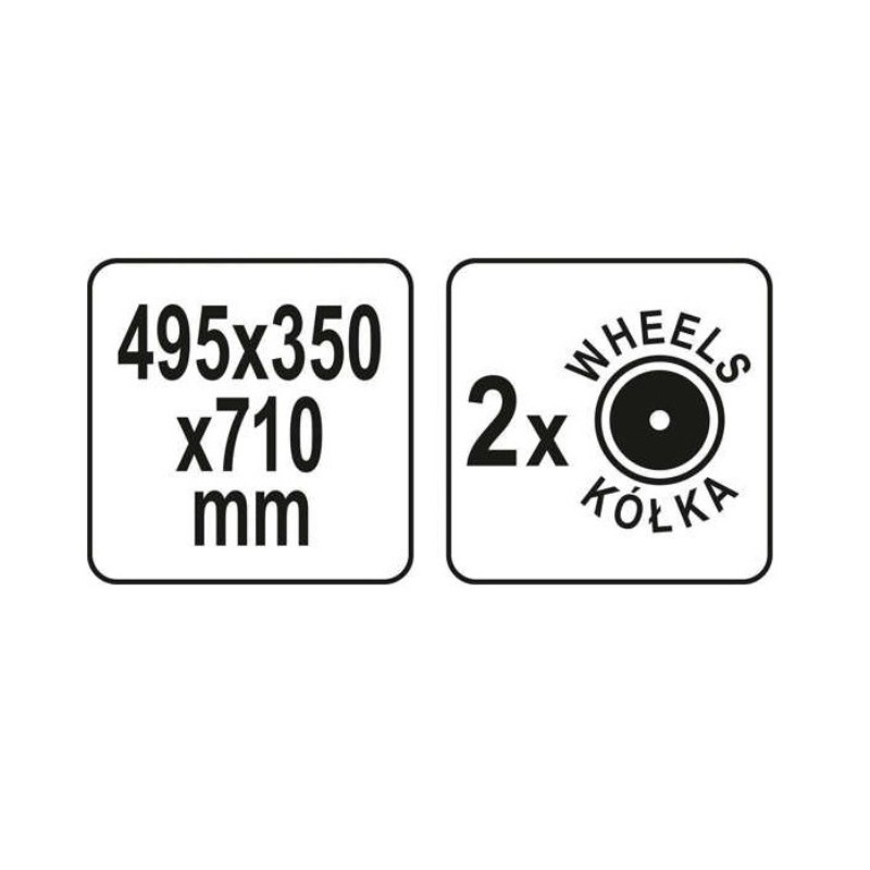 YT-09160 YATO Troler pentru scule, 495x350x710mm