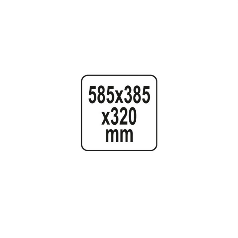 YT-09167 YATO Cutie pentru scule ermetica, 585 x 385 x 320 mm
