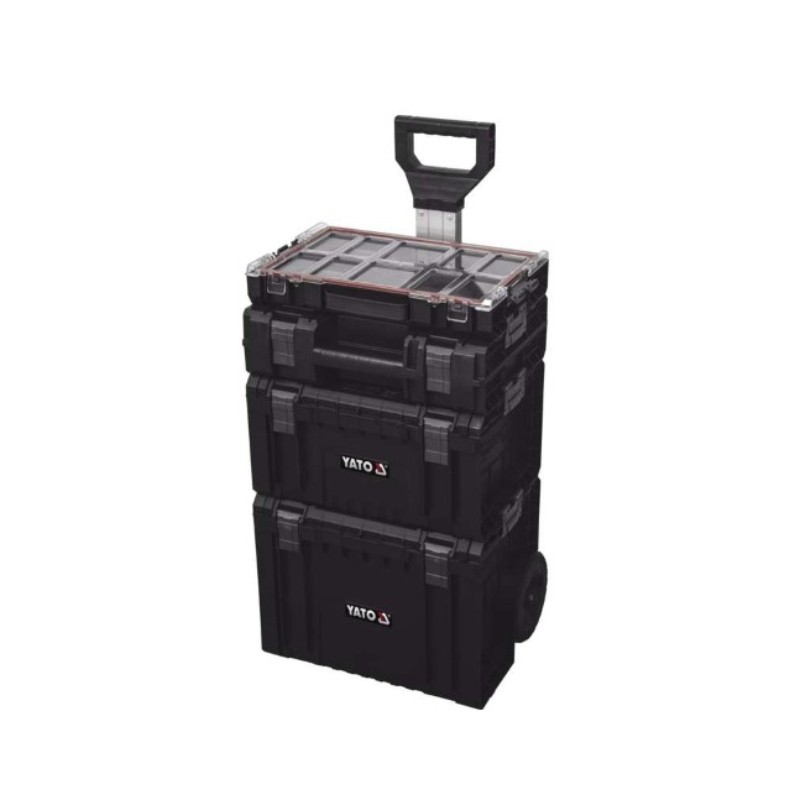 YT-09174 YATO Set cutii ermetice pentru scule, troller, 4 piese