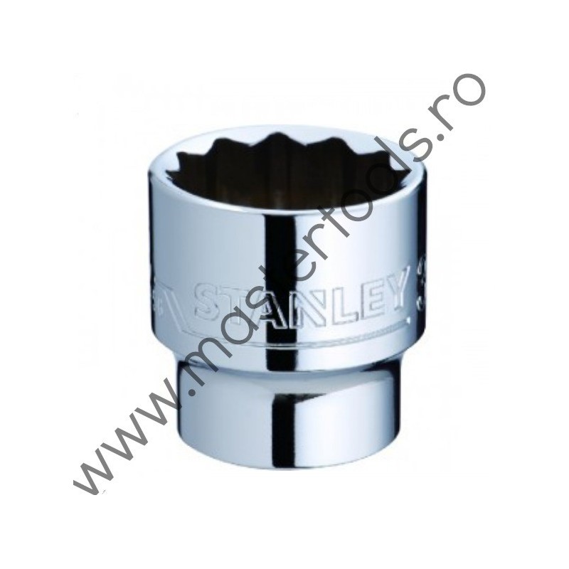 STMT72974-8B STANLEY. Tubulara prindere patrat 1/2", 12 laturi, 23 mm