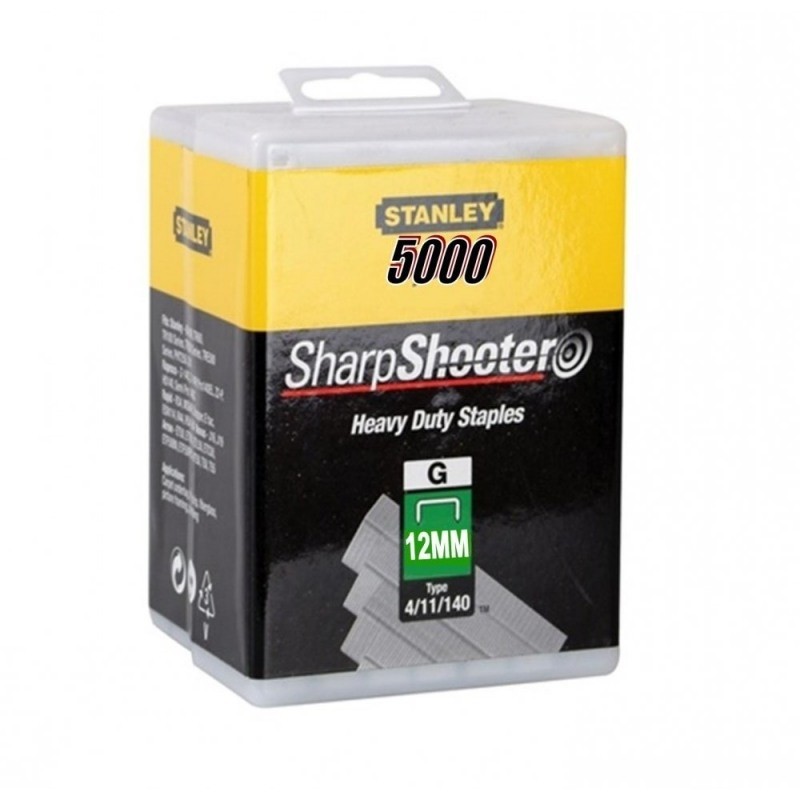 1-TRA708-5T STANLEY. Capse uz profesional Tip G 4/11/140, lungime 12mm