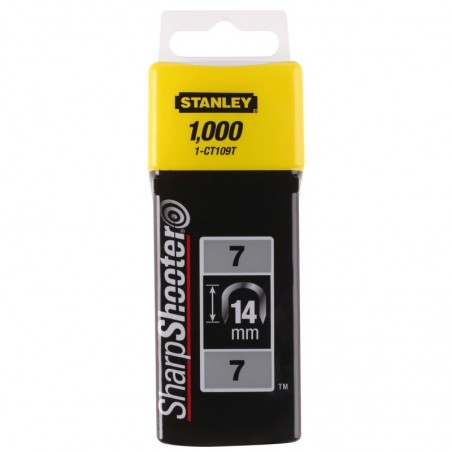 1-CT109T STANLEY Capse pentru cabluri tip 7CT100, lungime 14 mm