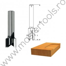 2608628399  Freza pentru caneluri de sarniere , cu doua taisuri,BOSCH