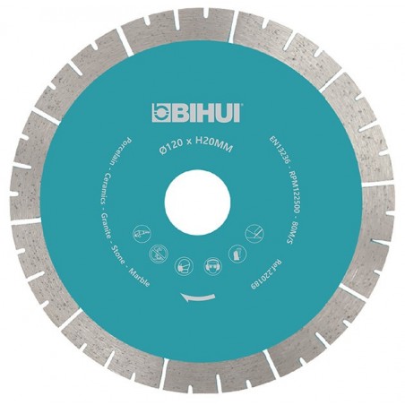 Disc Diamantat pt. Placi dure, Portelan dur, Placi ceramice 120x20.0 (mm) Premium