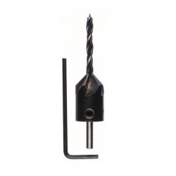 2608596393 BOSCH Burghiu pentru lemn cu zencuitor, 6 x 16 mm