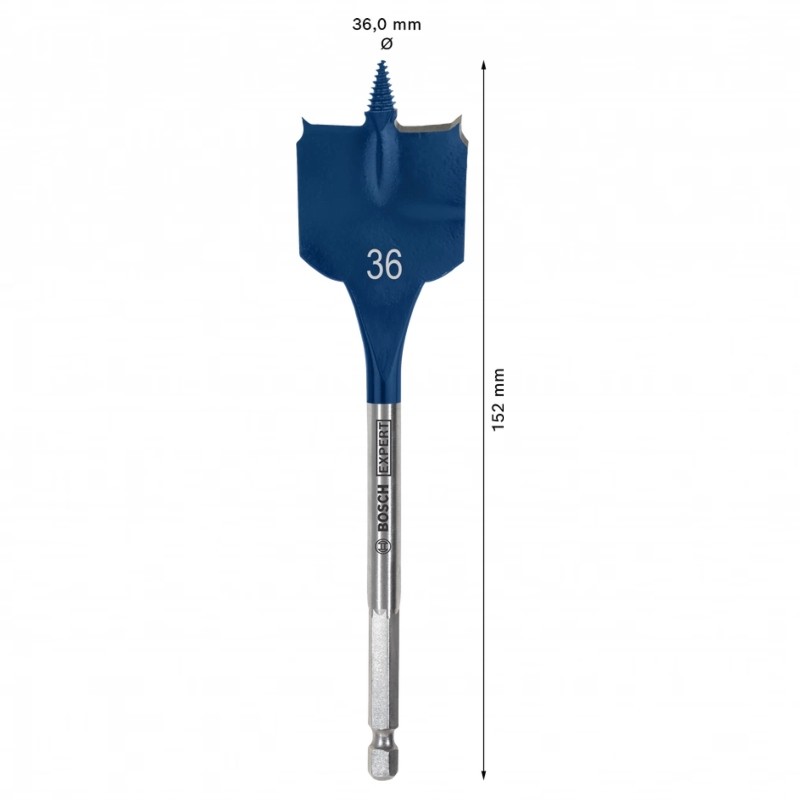 2608900328 BOSCH EXPERT Burghiu plat, gaurire in lemn, 36 x 152 mm