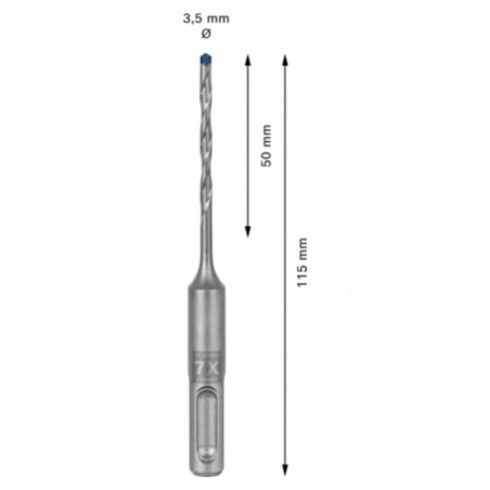2608900055 BOSCH Burghiu EXPERT SDS plus-7X, 3.5 x 50 x 115 mm