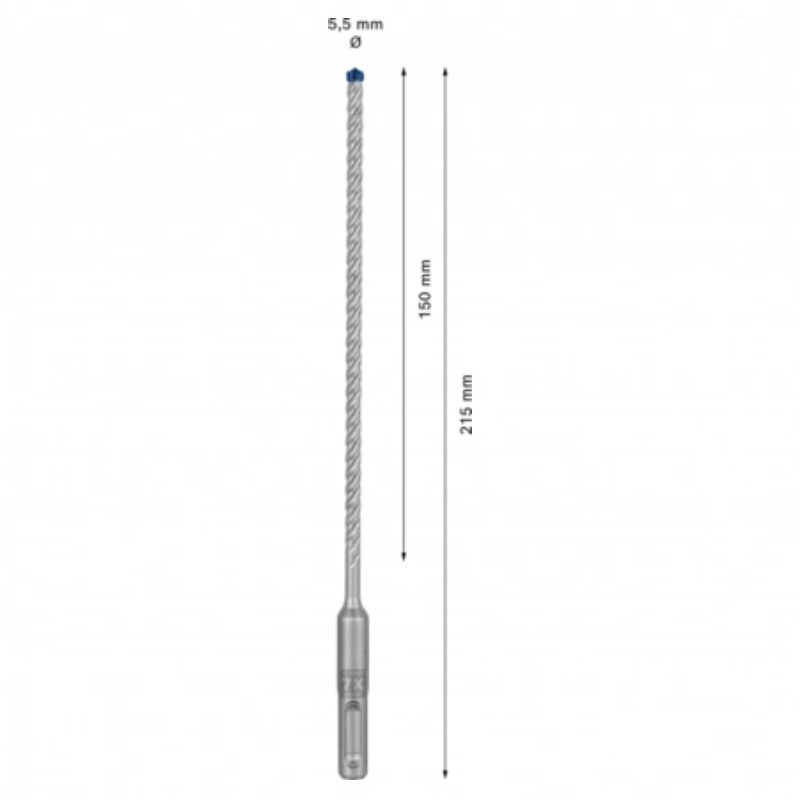 2608900067 BOSCH Burghiu EXPERT SDS plus-7X, 5.5 x 150 x 215 mm
