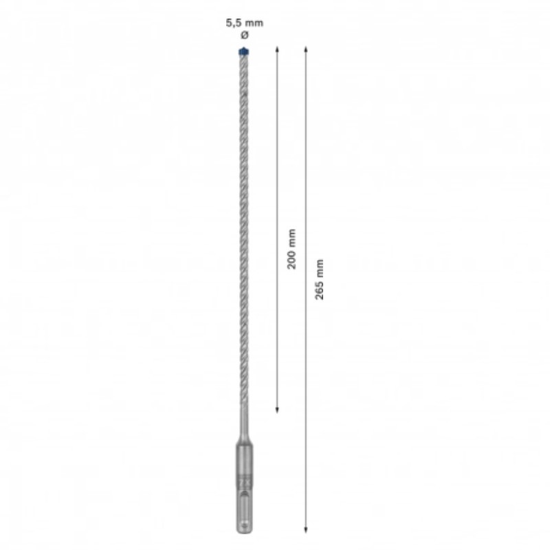 2608900068 BOSCH Burghiu EXPERT SDS plus-7X, 5.5 x 200 x 265 mm