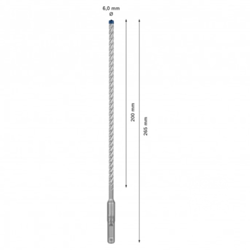 2608900074 BOSCH Burghiu EXPERT SDS plus-7X, 6 x 200 x 265 mm