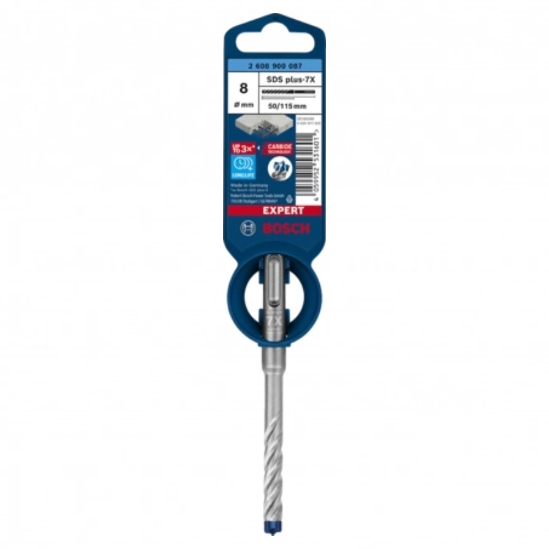 2608900087 BOSCH Burghiu EXPERT SDS plus-7X, 8 x 50 x 115 mm