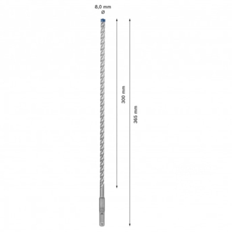 2608900092 BOSCH Burghiu EXPERT SDS plus-7X, 8 x 300 x 365 mm