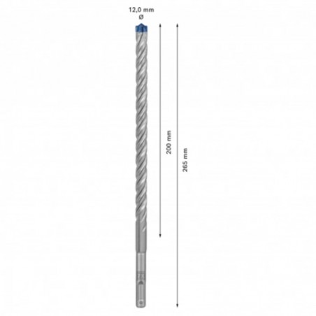 2608900110 BOSCH Burghiu EXPERT SDS plus-7X, 12 x 200 x 265 mm