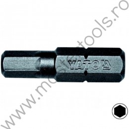 Bit hexagon 6mm lungime 25mm YATO YT-7834