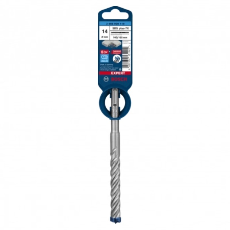 2608900119 BOSCH Burghiu EXPERT SDS plus-7X, 14 x 100 x 165 mm