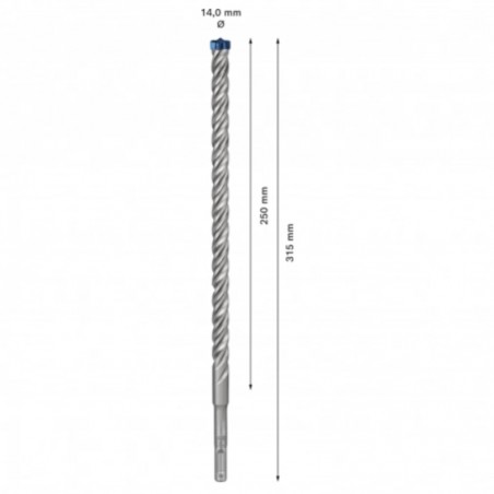 2608900122 BOSCH Burghiu EXPERT SDS plus-7X, 14 x 250 x 315 mm