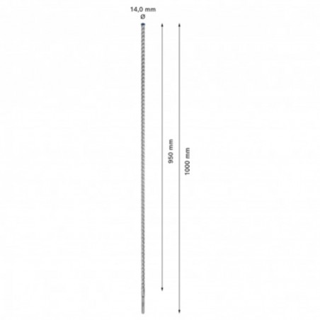 2608900126 BOSCH Burghiu EXPERT SDS plus-7X, 14 x 950 x 1000 mm