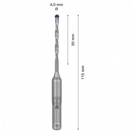 2608900156 BOSCH Set 10 burghie EXPERT SDS plus-7X, 4 x 50 x 115 mm