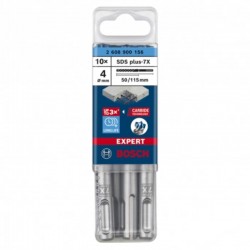 2608900156 BOSCH Set 10 burghie EXPERT SDS plus-7X, 4 x 50 x 115 mm