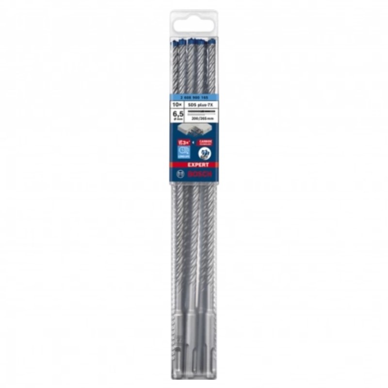 2608900165 BOSCH Set 10 burghie EXPERT SDS plus-7X, 6.5 x 200 x 265 mm