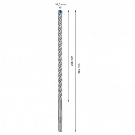 2608900172 BOSCH Set 10 burghie EXPERT SDS plus-7X, 10 x 200 x 265 mm