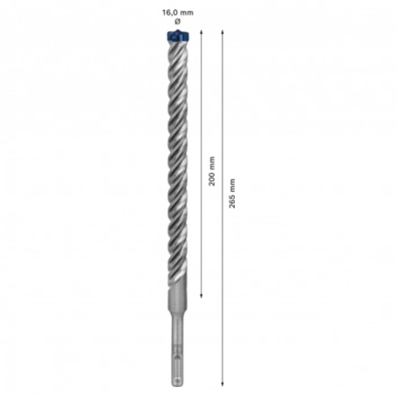 2608900177 BOSCH Set 10 burghie EXPERT SDS plus-7X, 16 x 200 x 265 mm