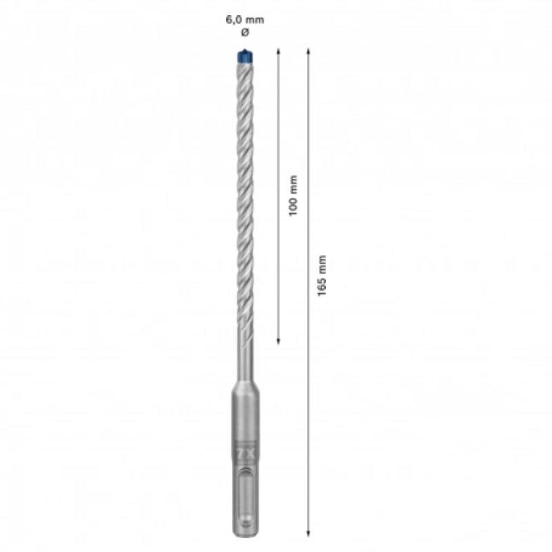 2608900181 BOSCH Set 30 burghie EXPERT SDS plus-7X, 6 x 100 x 165 mm