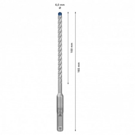 2608900181 BOSCH Set 30 burghie EXPERT SDS plus-7X, 6 x 100 x 165 mm
