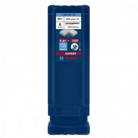 2608900182 BOSCH Set 30 burghie EXPERT SDS plus-7X, 6 x 150 x 215 mm