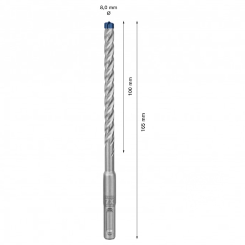 2608900183 BOSCH Set 30 burghie EXPERT SDS plus-7X, 8 x 100 x 165 mm