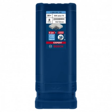 2608900183 BOSCH Set 30 burghie EXPERT SDS plus-7X, 8 x 100 x 165 mm