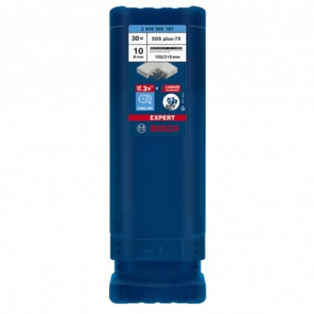 2608900187 BOSCH Set 30 burghie EXPERT SDS plus-7X, 10 x 150 x 215 mm