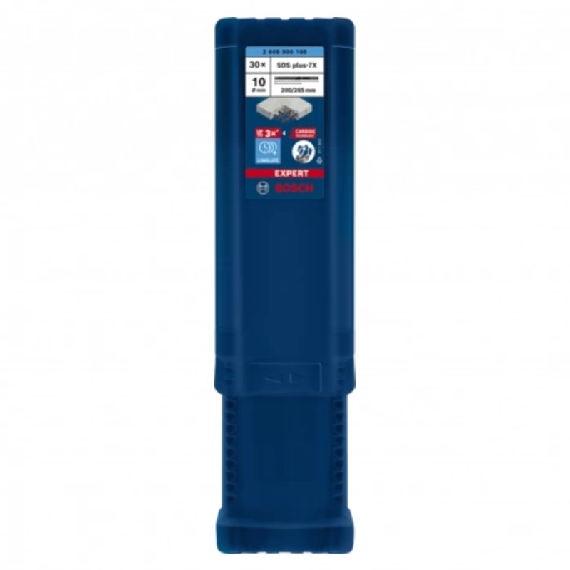 2608900188 BOSCH Set 30 burghie EXPERT SDS plus-7X, 10 x 200 x 265 mm