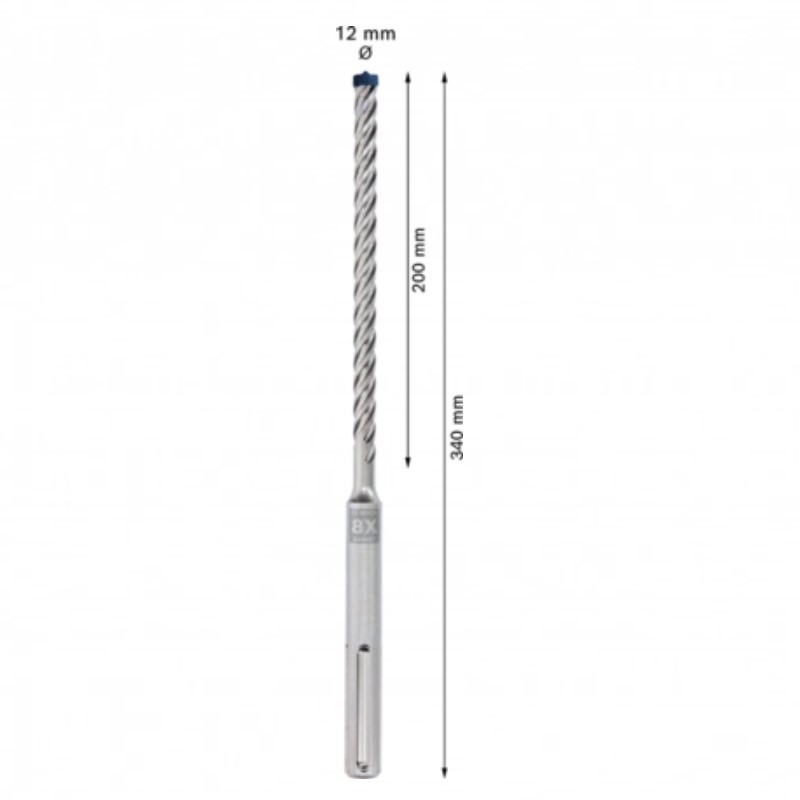 2608900201 BOSCH Burghiu EXPERT SDS max -8X, 12 x 200 x 340 mm