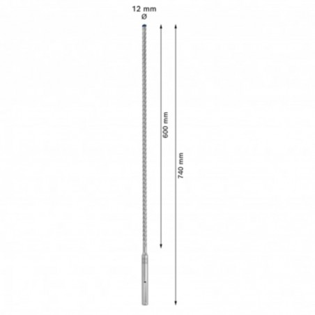 2608900202 BOSCH Burghiu EXPERT SDS max -8X, 12 x 600 x 740 mm