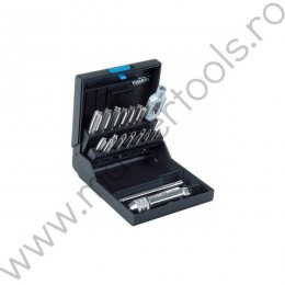 Trusa HSS tarozi si burghie pentru filetare manuala filet M3-12 P.V. Volkel