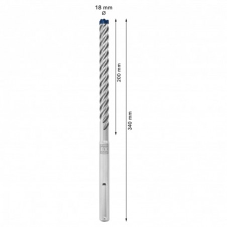 2608900221 BOSCH Burghiu EXPERT SDS max -8X, 18 x 200 x 340 mm