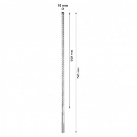 2608900223 BOSCH Burghiu EXPERT SDS max -8X, 18 x 600 x 740 mm
