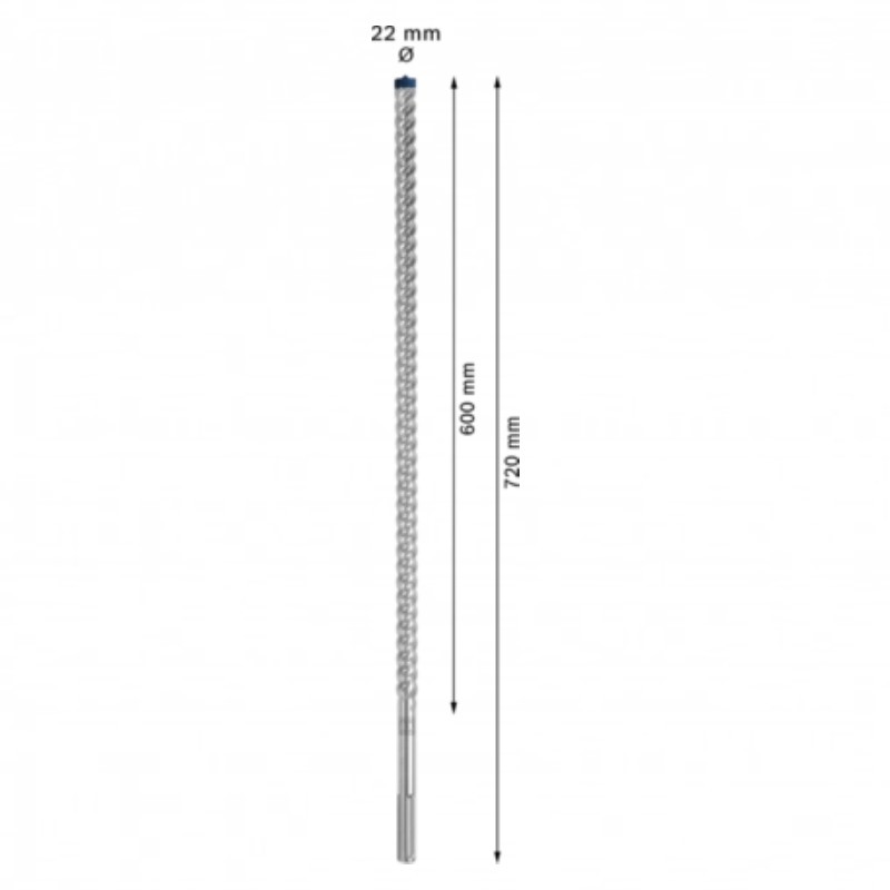 2608900235 BOSCH Burghiu EXPERT SDS max -8X, 22 x 600 x 720 mm