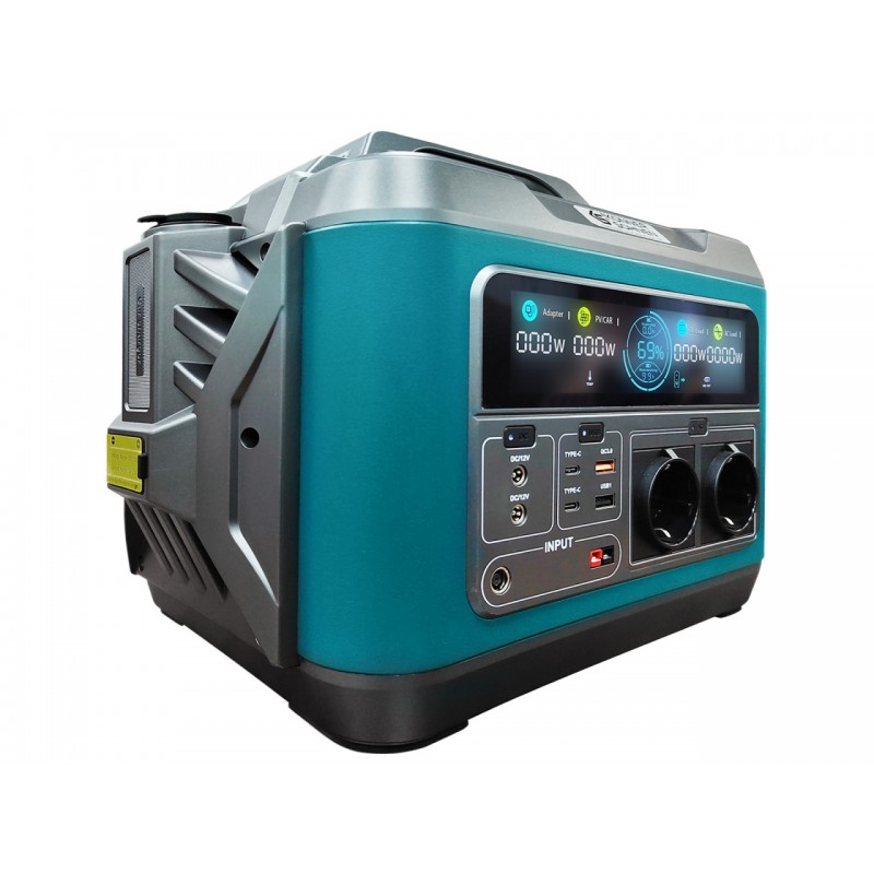 Statie acumulator portabil pentru incarcare electrica, UPS, PowerBank - 1110Wh, 1200W