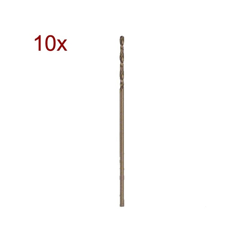 2608585880 BOSCH Set 10 burghie metal, 4x43x75 mm, prindere cilindrica