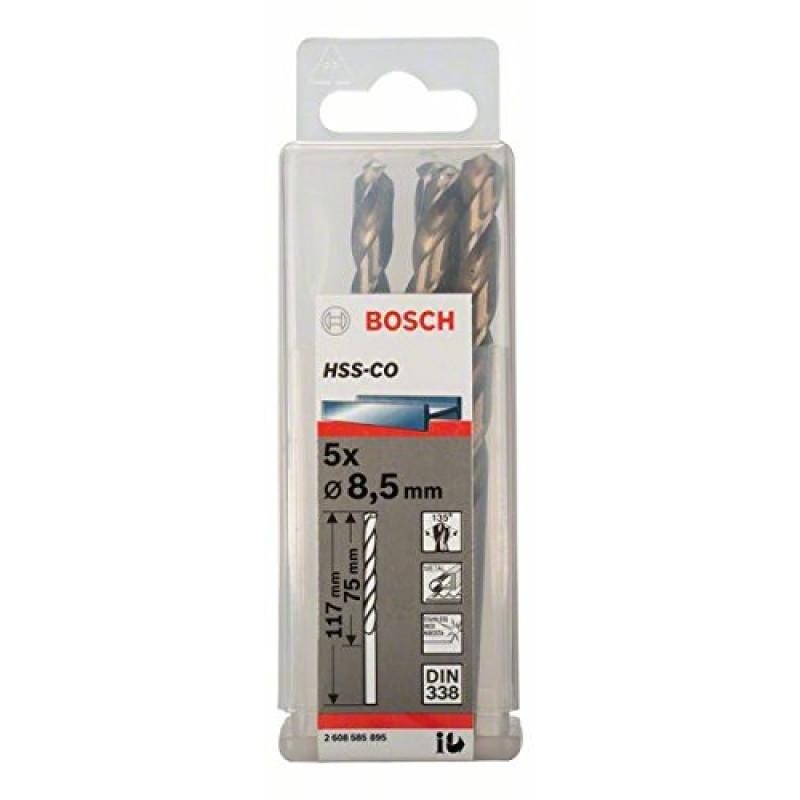 2608585895 BOSCH Set 5 burghie metal,8.5x75x117mm, prindere cilindrica