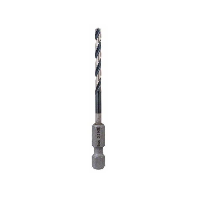 2608577050 BOSCH Burghiu metal HSS Impact Control,3.3x36x75mm,HEX 1/4"