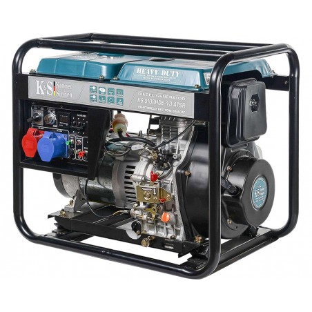 SH - Generator de curent 7.5 kW diesel - Heavy Duty - Konner & Sohnen - KS-9100DE-1/3-HD-ATSR