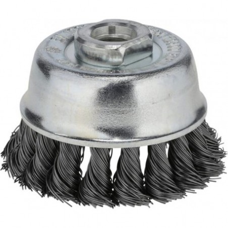 751309 HIKOKI Perie oala din sarma cu fir toroidal, M14, 110mm, 0.5 mm