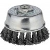 751309 HIKOKI Perie oala din sarma cu fir toroidal, M14, 110mm, 0.5 mm