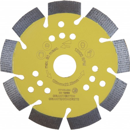 Disc DiamantatExpert pt. Beton armat & Granit - Line-up Tech 125x22.2 (mm) Super Premium